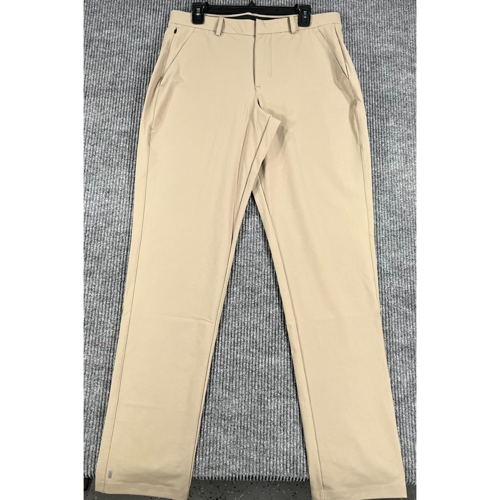 NoBull Golf Pants Mens Size 32x34 Brown Chino Performance Casual Comfort